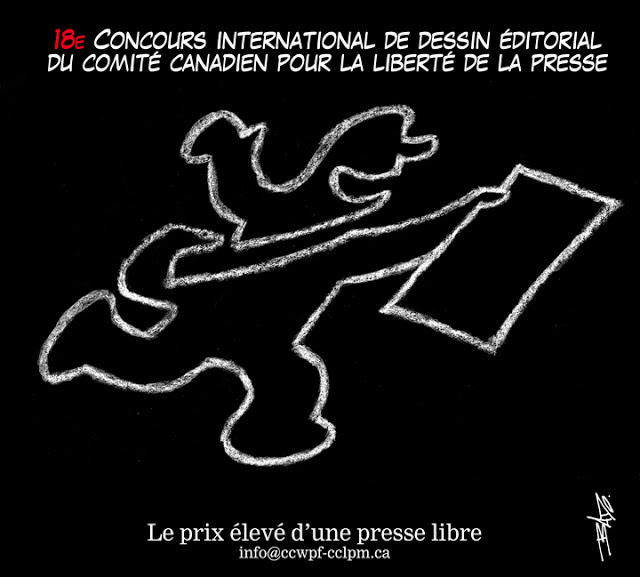 18e Concours international de dessin pour la liberté de la presse