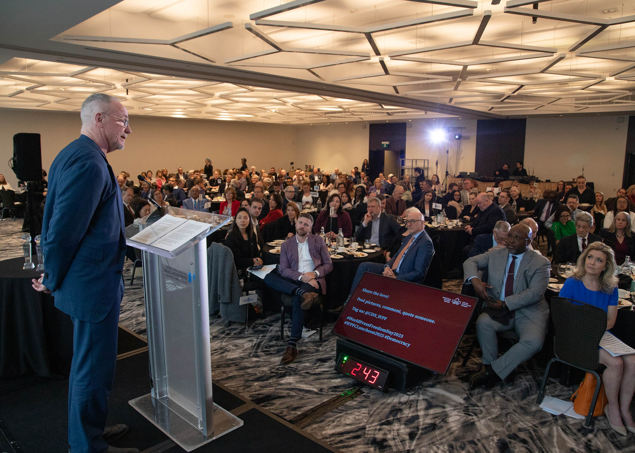 Celebrating Canadian journalism at the World Press Freedom Canada’s 2025 luncheon 